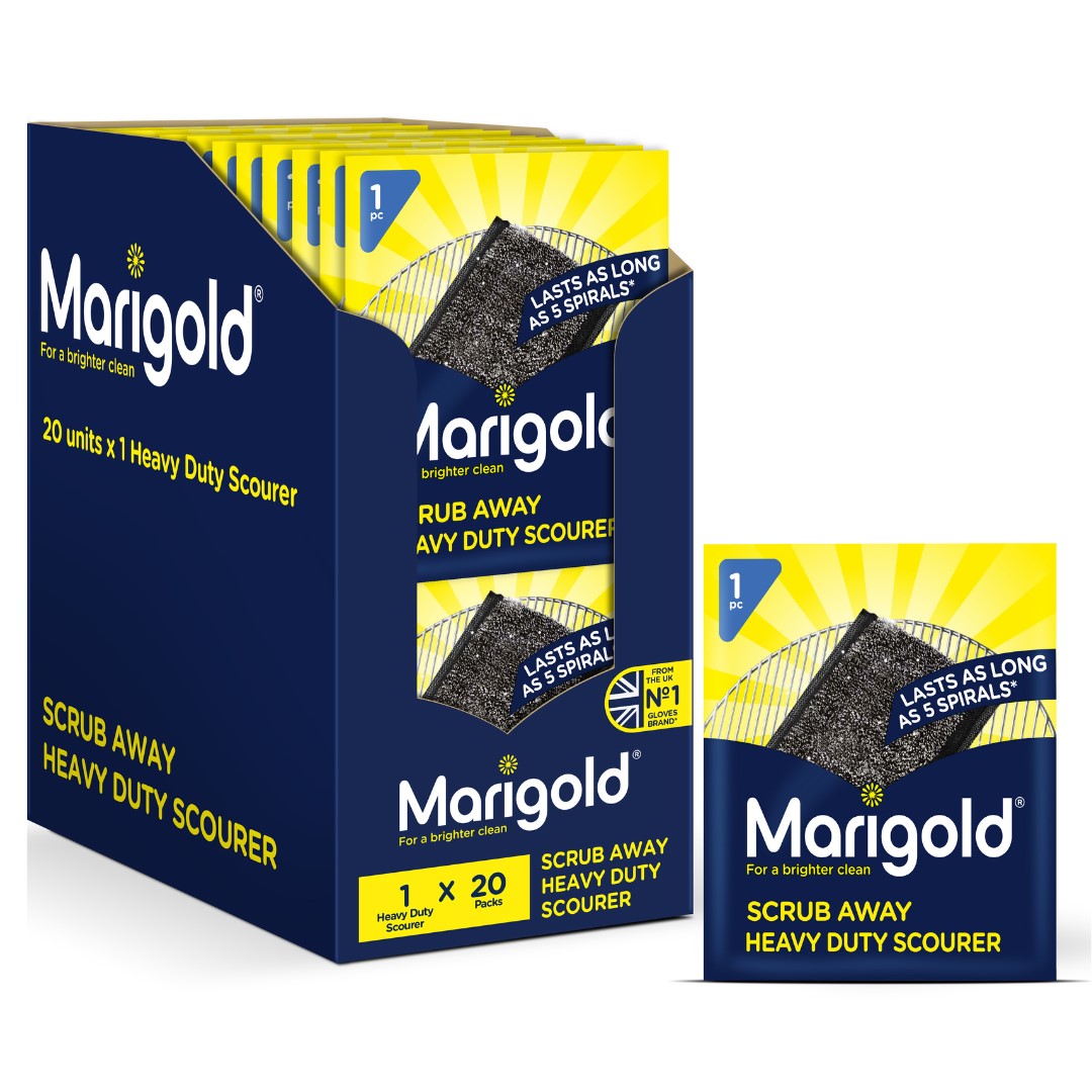 Marigold Scrub Away Heavy Duty Scourer Bundle of 20 Scourers